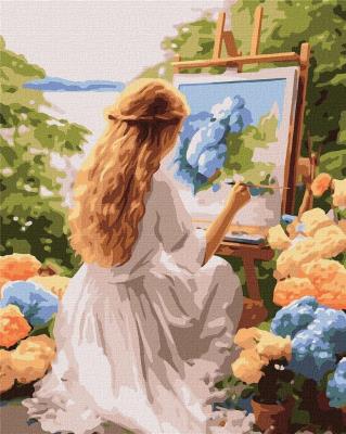 Opakowanie Malowanie po numerach - Artystka 40x50cm