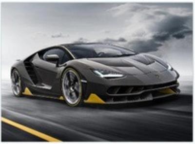 Opakowanie Malowanie po numerach Auto sportowe czarne