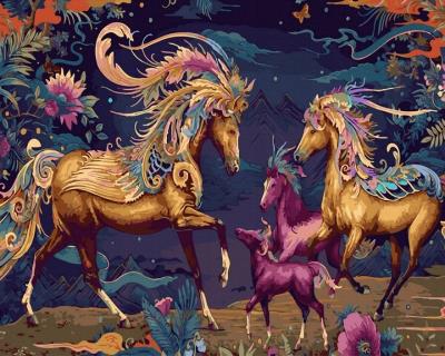 Opakowanie Malowanie po numerach Bajeczne konie