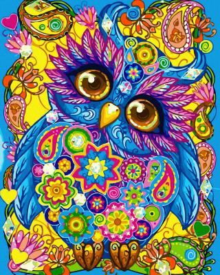 Opakowanie Malowanie po numerach  Bajkowa Sowa