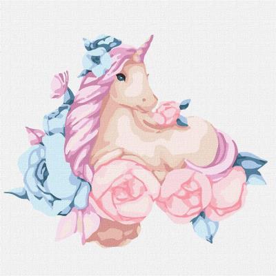 Opakowanie Malowanie po numerach - Bajkowy jednorożec 30x30cm