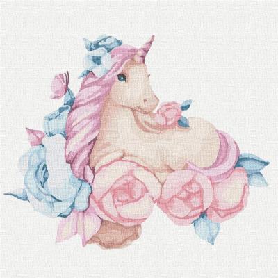 Opakowanie Malowanie po numerach - Bajkowy jednorożec 30x30cm