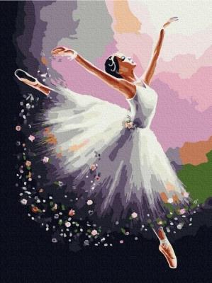 Opakowanie Malowanie po numerach - Balerina w białym 40x50 cm