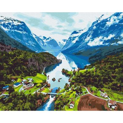 Opakowanie Malowanie po numerach BRUSHME 40x50 cm Alpy