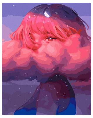 Opakowanie Malowanie po numerach - Chmura dziewczyna 40x50cm