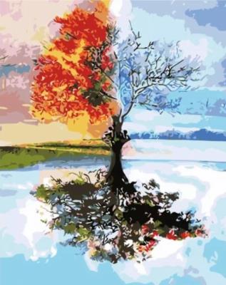 Opakowanie Malowanie po numerach - Cztery pory roku 40x50cm