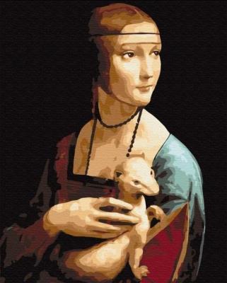 Opakowanie Malowanie po numerach - Dama z gronostajem 40x50cm