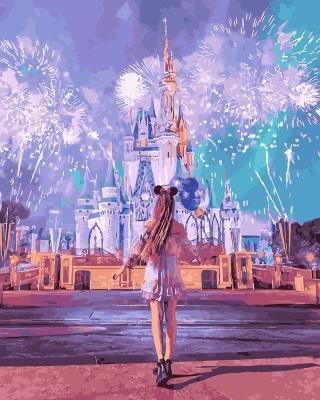 Opakowanie Malowanie po numerach Disneyland