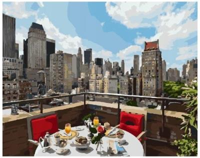 Opakowanie Malowanie po numerach - Dom nad jeziorem 40x50cm