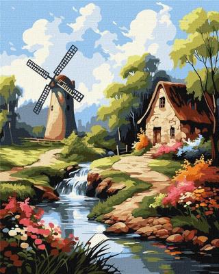 Opakowanie Malowanie po numerach - Dom przy młynie 40x50cm