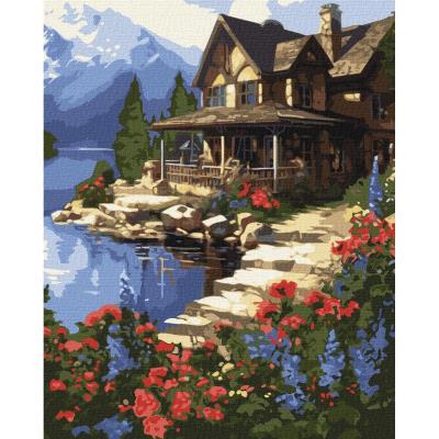 Opakowanie Malowanie po numerach - Domek nad morzem 40x50cm