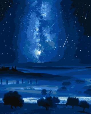 Opakowanie Malowanie po numerach - Droga Mleczna 40x50cm