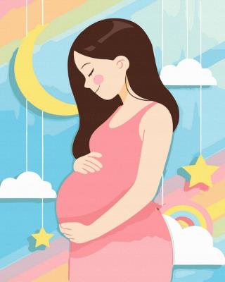 Opakowanie Malowanie po numerach Dziewczyna w ciąży