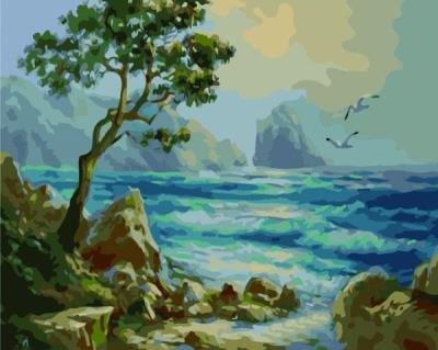 Opakowanie Malowanie po numerach - Dzika plaża 30x40cm