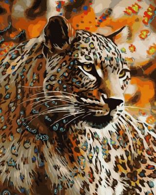 Opakowanie Malowanie po numerach Dziki kot