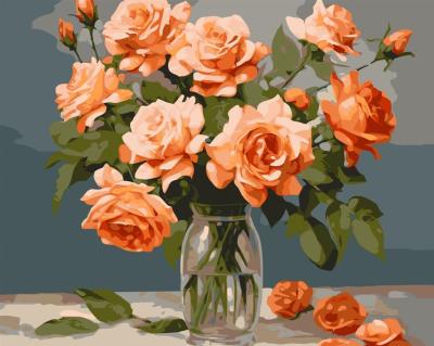 Opakowanie Malowanie po numerach - Elegancki bukiet 40x50cm