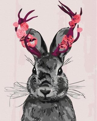 Opakowanie Malowanie po numerach - Fantastyczny królik 40x50