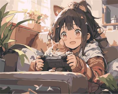 Opakowanie Malowanie po numerach - Fascynująca gra 40x50cm