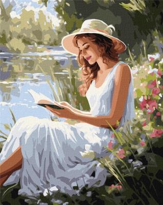 Opakowanie Malowanie po numerach - Fascynująca lektura 40x50