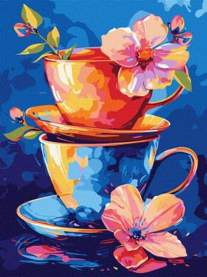 Opakowanie Malowanie po numerach - Filiżanki 30x40cm