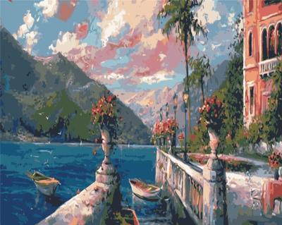 Opakowanie Malowanie po numerach - Górskie ogrody 30x40cm