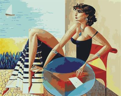 Opakowanie Malowanie po numerach - Greckie wakacje 30x40cm