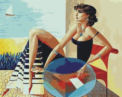 Opakowanie Malowanie po numerach - Greckie wakacje 40x50cm