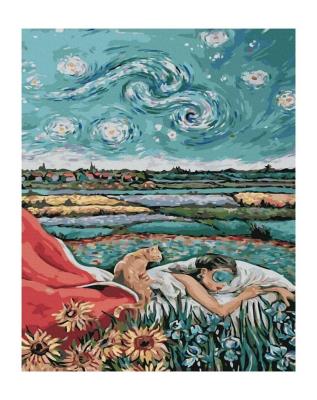 Opakowanie Malowanie po numerach - Gwiazda Audrey 40x50cm