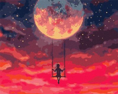 Opakowanie Malowanie po numerach - Huśtawka kosmiczna 40x50cm