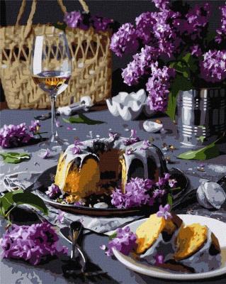 Malowanie po numerach - Inspirowany bzem 40x50cm. Wydawca: Ideyka. SmakLiter.pl Opakowanie Malowanie po numerach - Inspirowany bzem 40x50cm