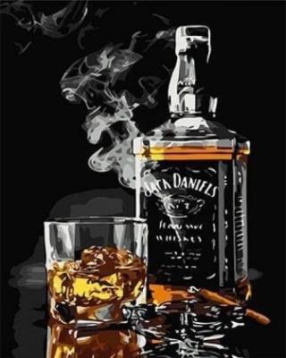 Opakowanie Malowanie po numerach Jack Daniels