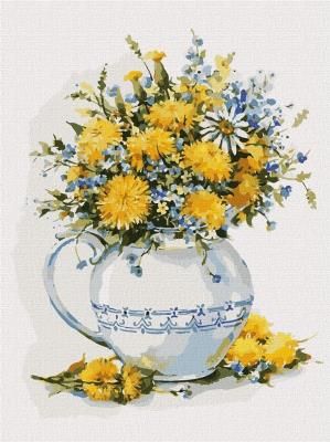 Opakowanie Malowanie po numerach - Jasne mlecze 30x40