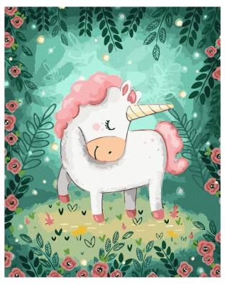 Opakowanie Malowanie po numerach - Jednorożec 40x50