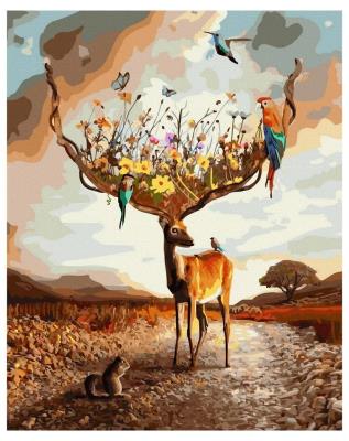 Opakowanie Malowanie po numerach - Jeleń 40x50cm