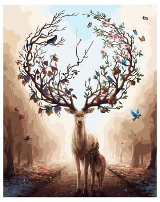 Opakowanie Malowanie po numerach - Jeleń wróżka 40x50cm