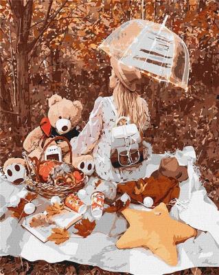 Opakowanie Malowanie po numerach - Jesienny piknik 40x50