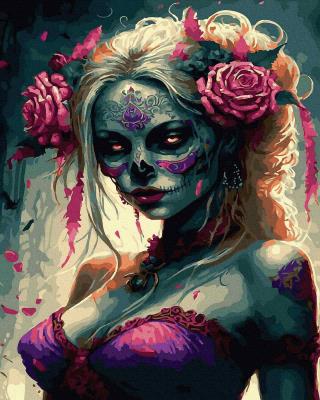 Opakowanie Malowanie po numerach Kobieta z tatuażami