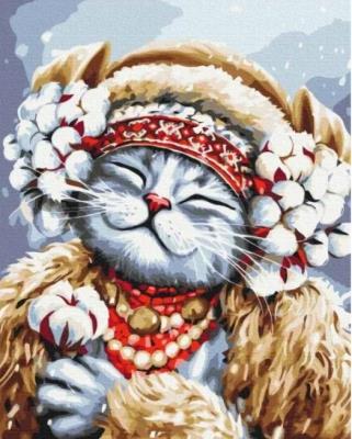 Opakowanie Malowanie po numerach - Kocia zima 40x50cm