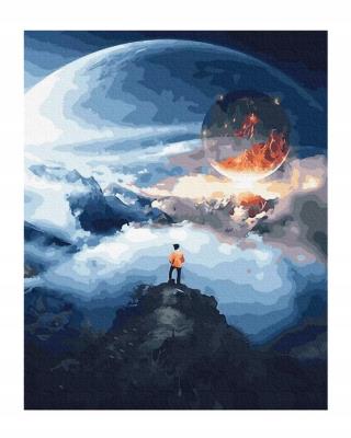 Opakowanie Malowanie po numerach Kosmiczny podróżnik