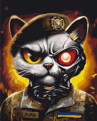 Opakowanie Malowanie po numerach Kot Sił Zbrojnych Ukrainy