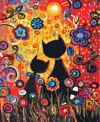 Opakowanie Malowanie po numerach - Koty w bajce 40x50cm