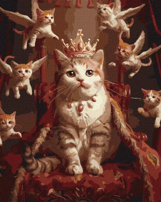 Opakowanie Malowanie po numerach - Królewski kot 40x50cm