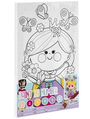 Opakowanie Malowanie po numerach Księżniczka