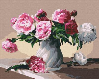 Opakowanie Malowanie po numerach - Kwiaty miłości 40x50