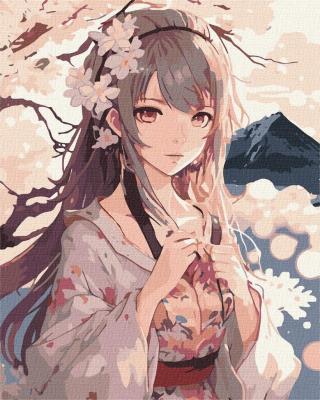 Opakowanie Malowanie po numerach - Kwiaty Sakura 40x50cm