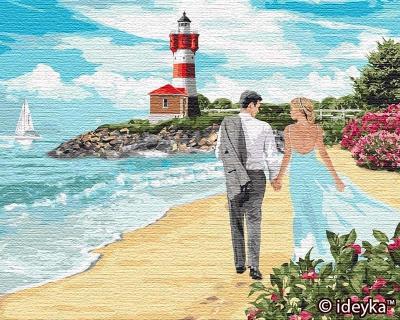 Opakowanie Malowanie po numerach - Latarnia miłości 40x50cm