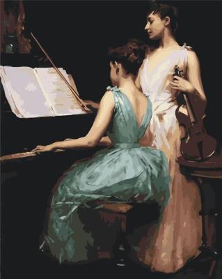 Opakowanie Malowanie po numerach - Lekcja muzyki 40x50cm