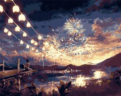 Opakowanie Malowanie po numerach - Letni festiwal 40x50cm