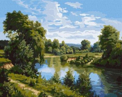 Opakowanie Malowanie po numerach - Letni pejzaż 40x50cm