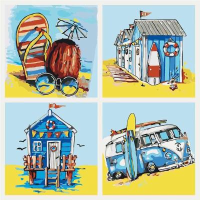 Opakowanie Malowanie po numerach - Letnie przygody 40x40